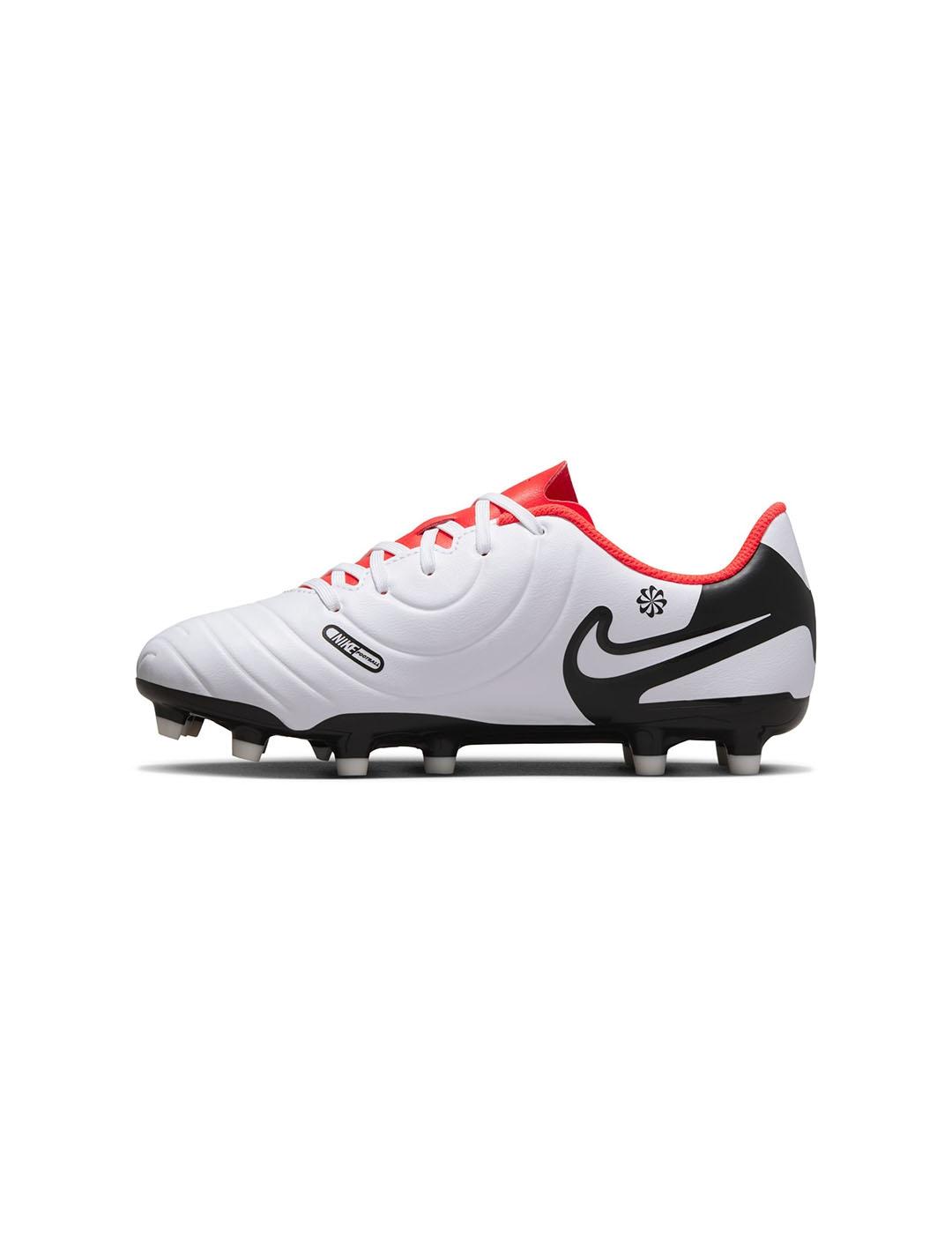 Bota Fútbol Niño Nike Tiempo Legend 10 Club Blanca