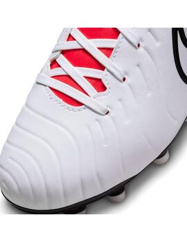 Bota Fútbol Niño Nike Tiempo Legend 10 Club Blanca