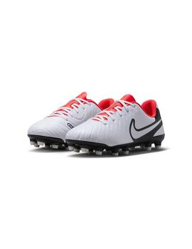 Bota Fútbol Niño Nike Tiempo Legend 10 Club Blanca