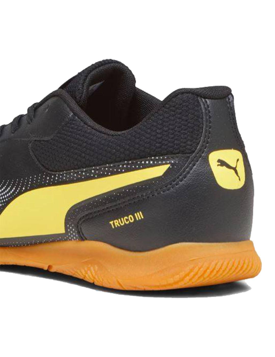 Zapatilla F.Sala Hombre Puma Truco III Negro/Amari