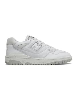 Zapatilla Unisex New Balance 550 Blanco Gris