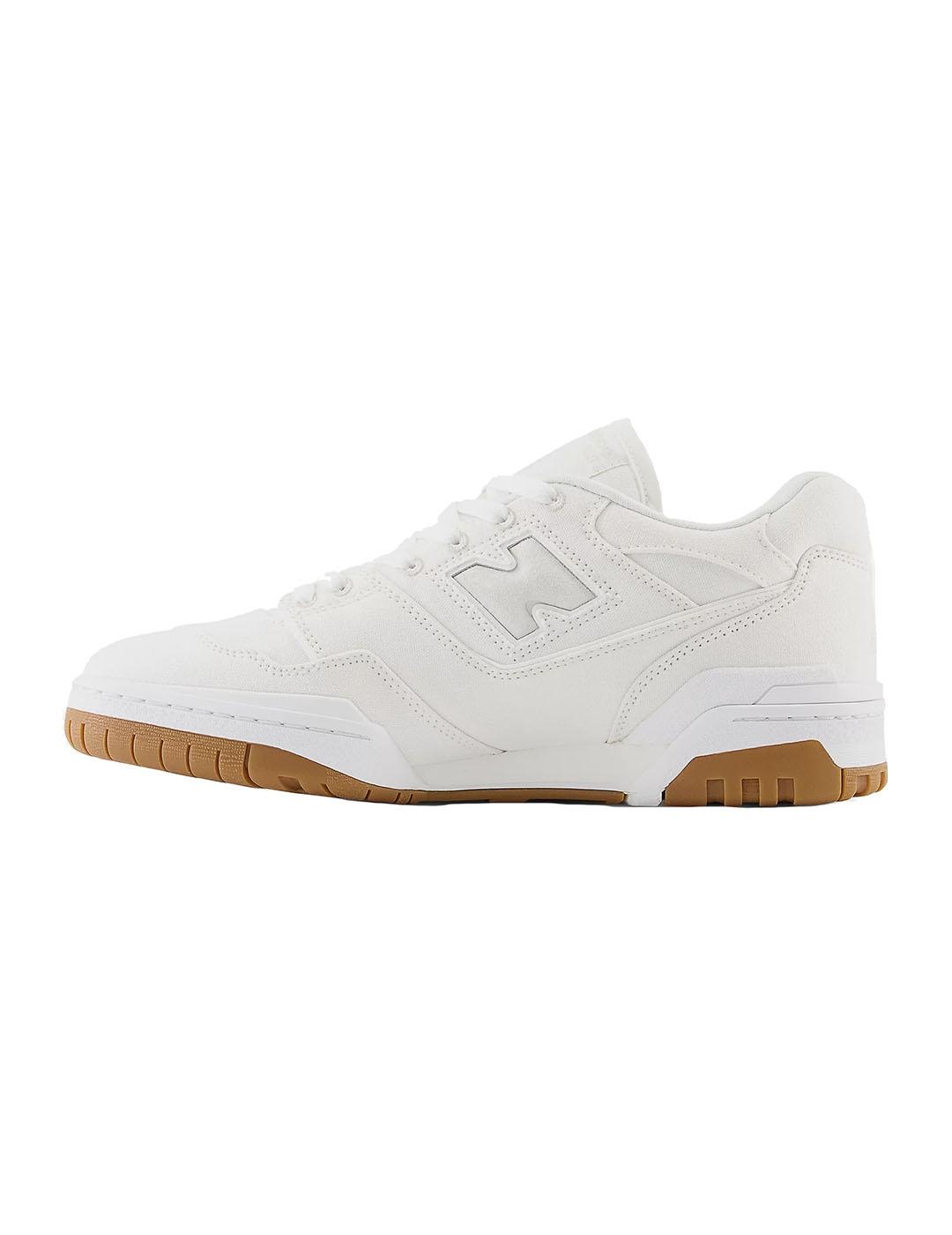 Zapatilla Unisex New Balance 550 Blanca Caramelo