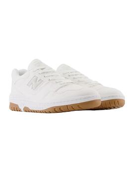 Zapatilla Unisex New Balance 550 Blanca Caramelo