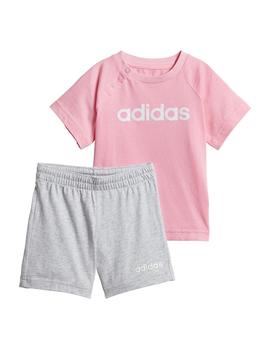 Conjunto adidas Lin Sum Set Niña Rosa