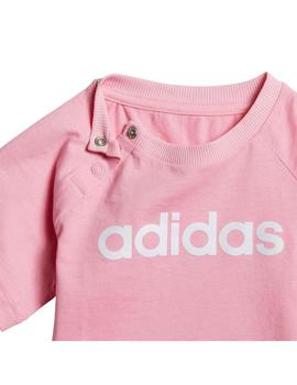 Conjunto adidas Lin Sum Set Niña Rosa