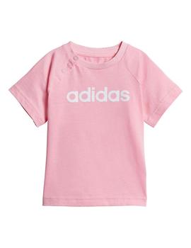 Conjunto adidas Lin Sum Set Niña Rosa