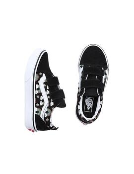 Zapatilla Niñ@ Vans Old Skool Negro Multicolor