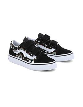 Zapatilla Niñ@ Vans Old Skool Negro Multicolor
