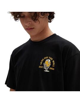 Camiseta Hombre Vans Coldest In Town Negra