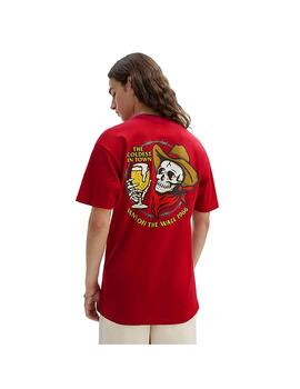 Camiseta Hombre Vans Coldest In Town Roja