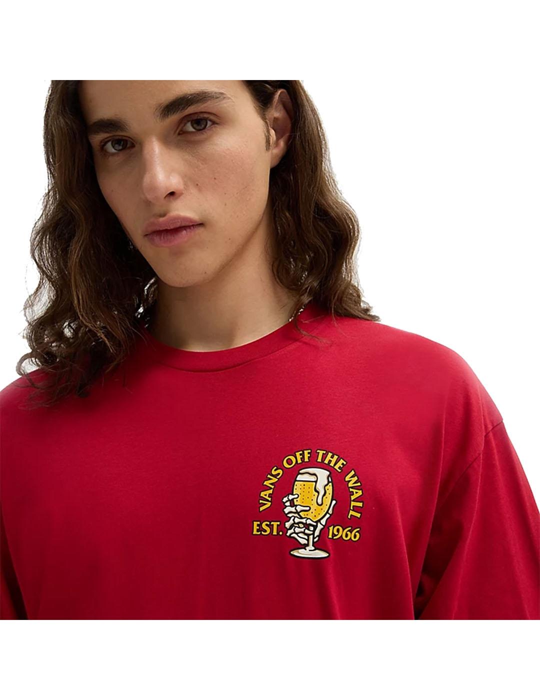 Camiseta vans roja outlet