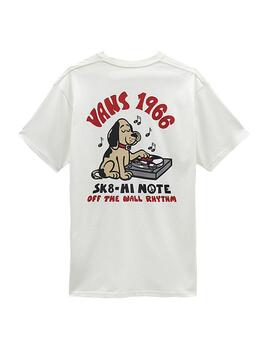 Camiseta Hombre Vans Rhythm Pup Crudo