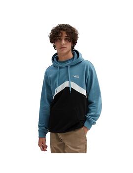 Sudadera Hombre Vans Sidestripe Block PO Azul Negr