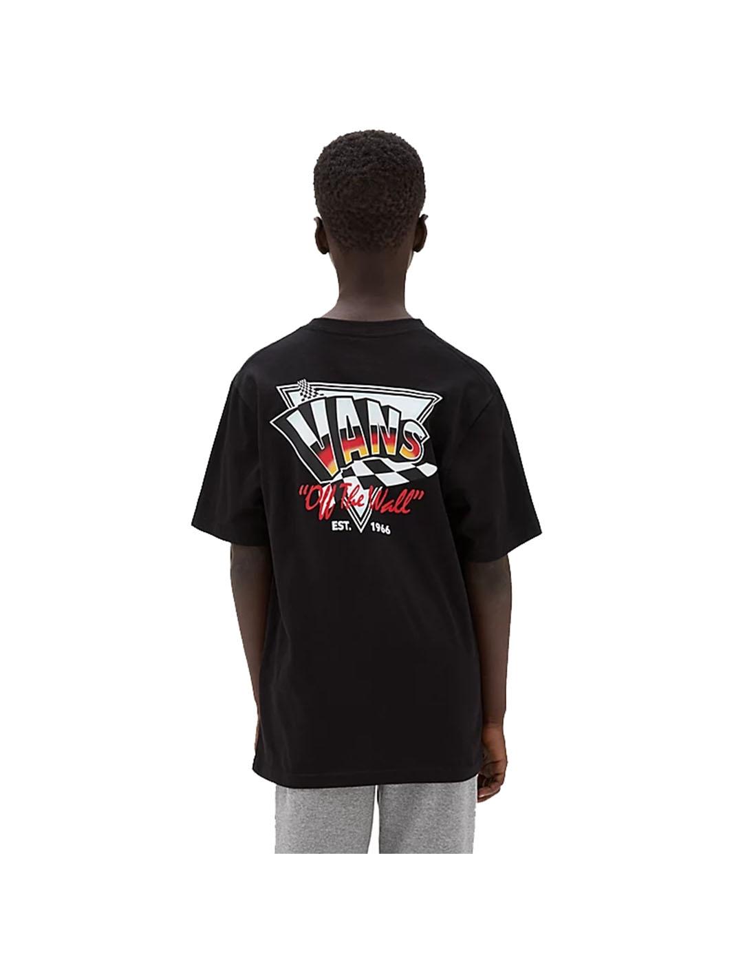 Camiseta Niño Vans Hole Shot Negro