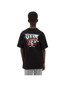 Camiseta Niño Vans Hole Shot Negro