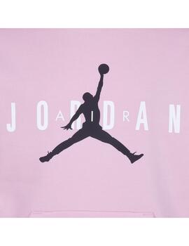 Sudadera Niña Jordan Pull Over Rosa