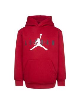 Sudadera Niño Jordan Pull Over Roja