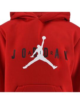 Sudadera Niño Jordan Pull Over Roja