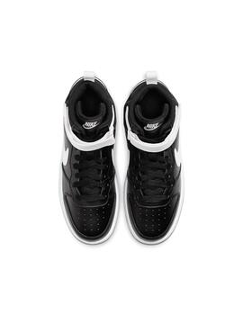Zapatilla Niño Nike Court Borough Mid 2 Negra