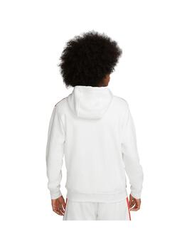 Sudadera Hombre Nike NSW Air Blanco/Rojo