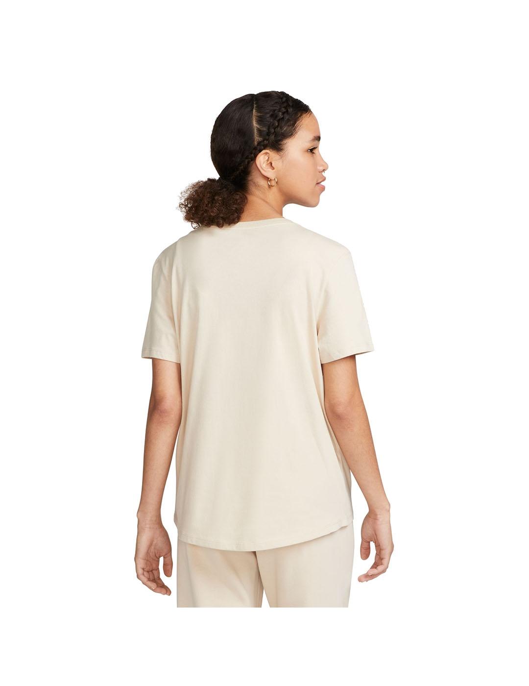 Camiseta Mujer Nike NSW Essential Beige