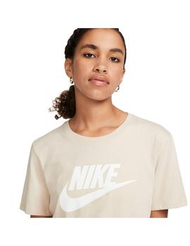 Camiseta Mujer Nike NSW Essential Beige
