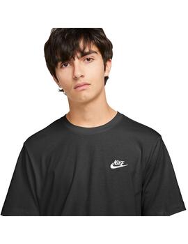 Camiseta Hombre Nike SportSwear Club Negra