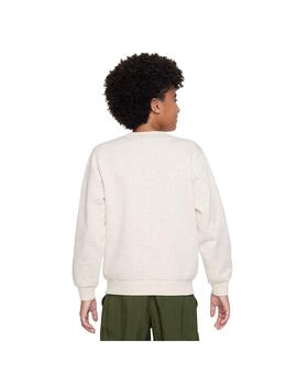 Sudadera Niño Nike NSW Club  Gris Claro