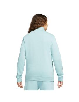 Sudadera Hombre Nike Nsw Club BB Zip Verde