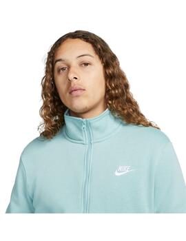 Sudadera Hombre Nike Nsw Club BB Zip Verde