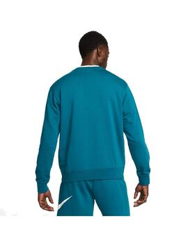 Sudadera Hombre Nike Club Crw Verde