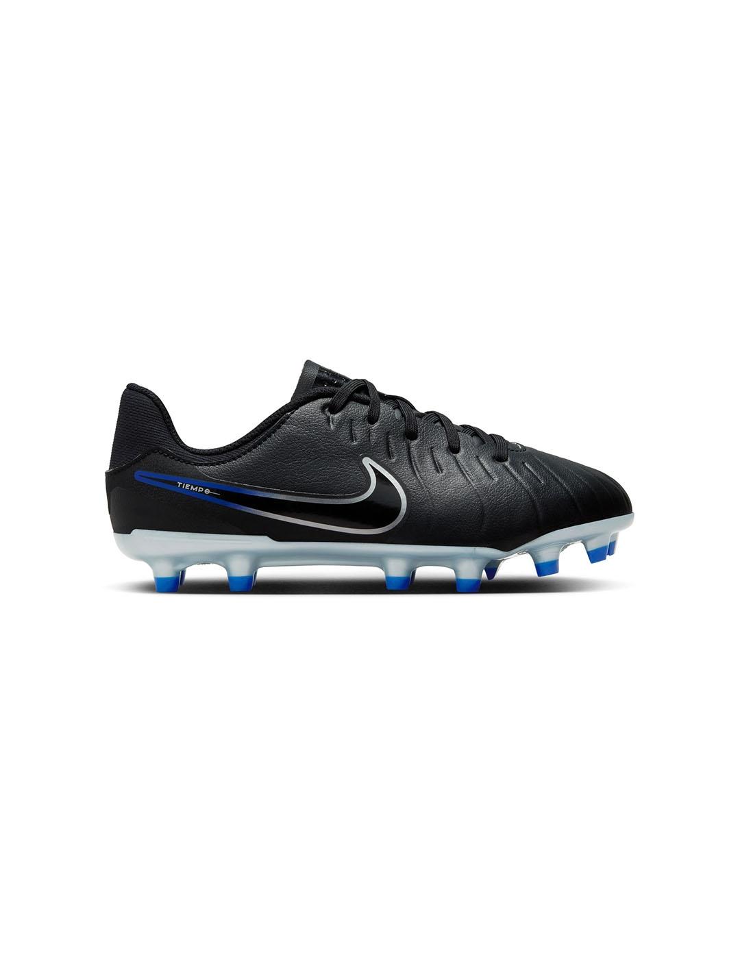 Bota Futbol Junior Nike Tiempo Legend 10 Academy FG Negr