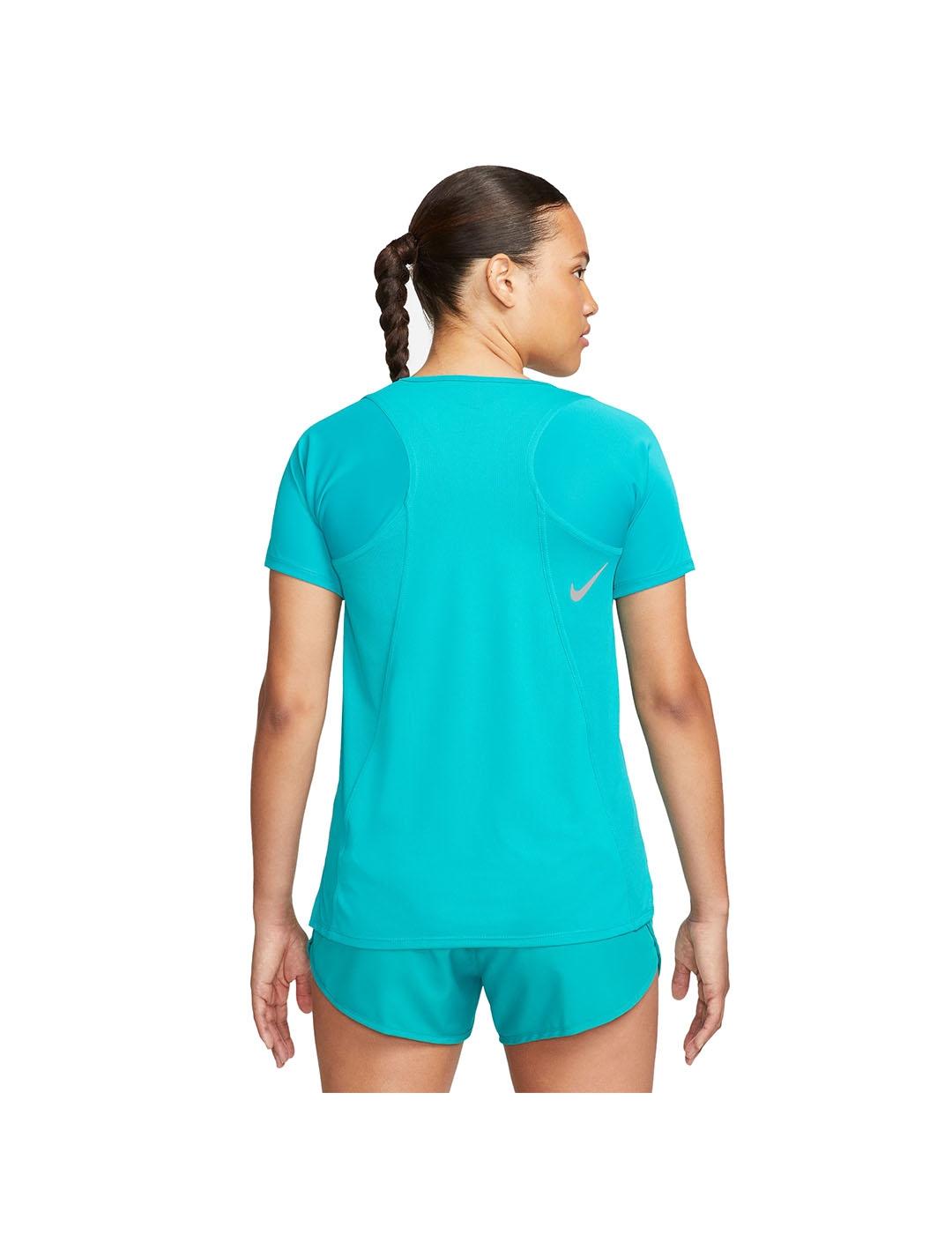 Camiseta Mujer Nike Fast Df Azul