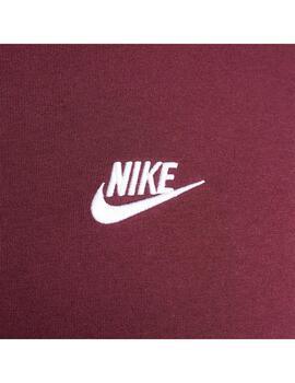Camiseta Hombre Nike NSW Club Granate