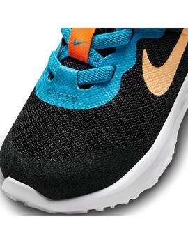 Zapatilla Baby Nike Revolution 6 Negra