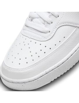 Zapatilla Hombre Nike Court Vison Blanca Roja