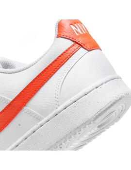Zapatilla Hombre Nike Court Vison Blanca Roja