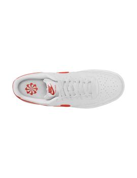 Zapatilla Hombre Nike Court Vison Blanca Roja