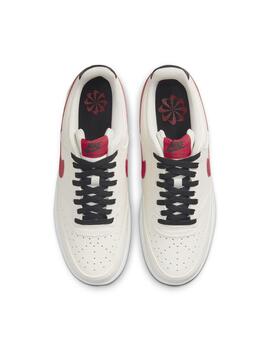 Zapatilla Hombre Nike Court Vision Blanca Roja