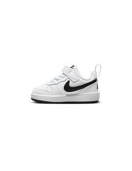 Zapatilla Baby Nike Court Borough Recraft B/N