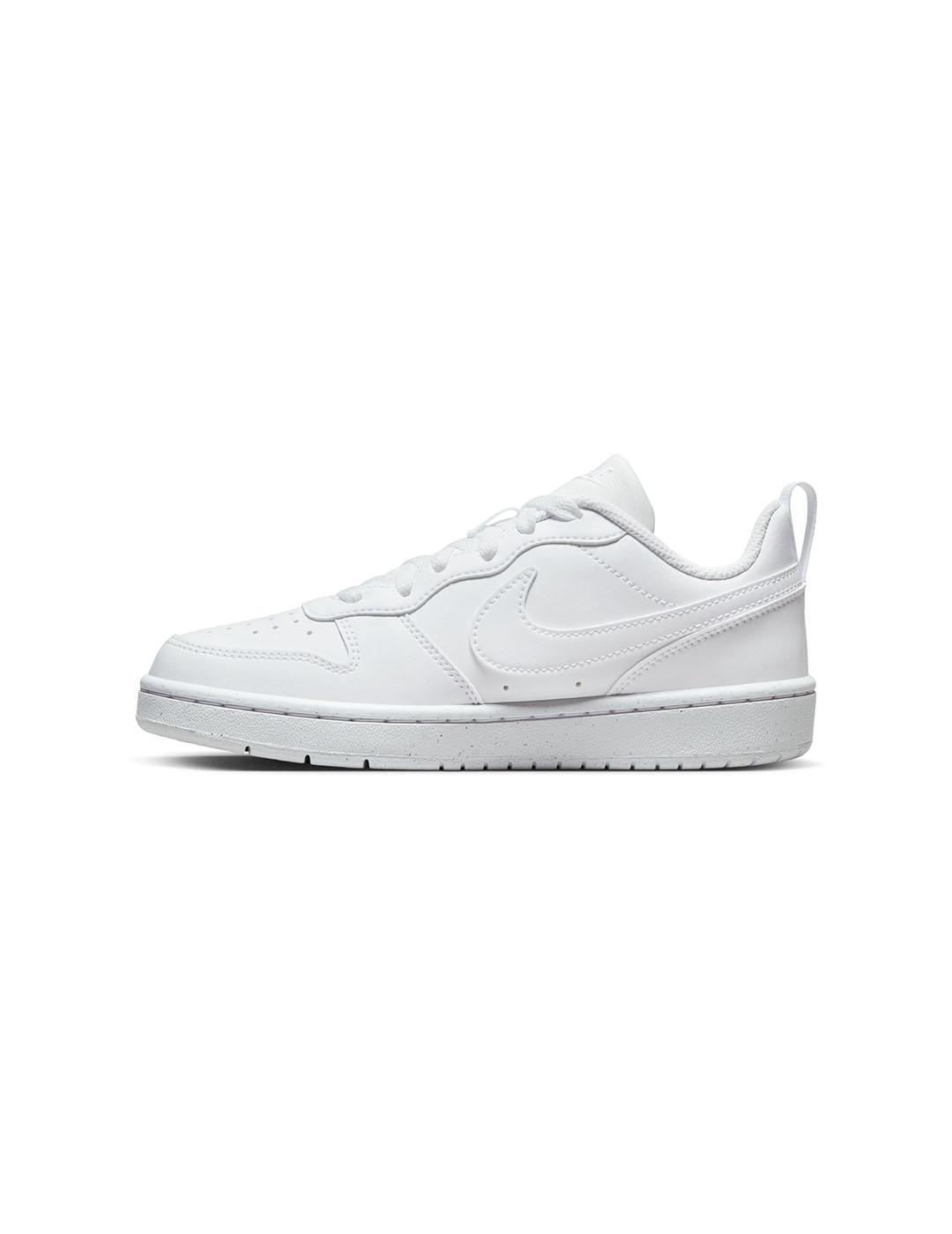 Zapatilla Niñ@ Nike Court Borough Recraft Blanca