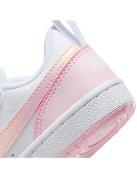 Zapatilla Niña Nike Court Borough Low Recraft Rosa