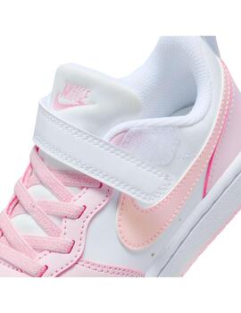 Zapatilla Niña Nike Court Borough Low Recraft Rosa