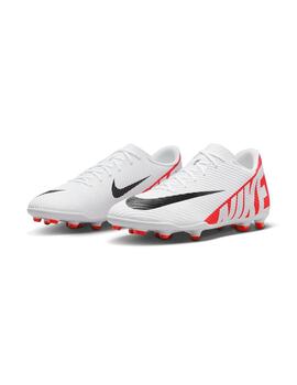 Bota Fútbol HOmbre Nike Vapor 15 Club FG/MG Blanca