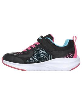Zapatilla Niña Skechers Ultra Groove Negro/Rosa/Az