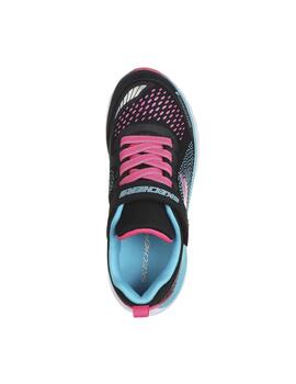Zapatilla Niña Skechers Ultra Groove Negro/Rosa/Az