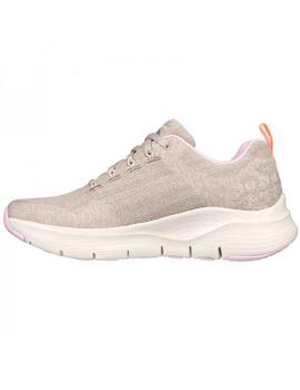 Zapatilla Mujer Skechers Arch Fit Beige