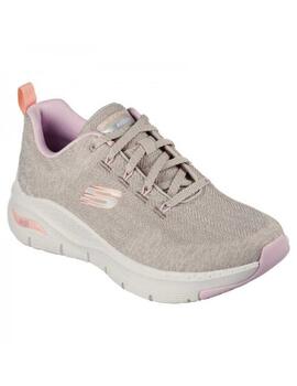 Zapatilla Mujer Skechers Arch Fit Beige