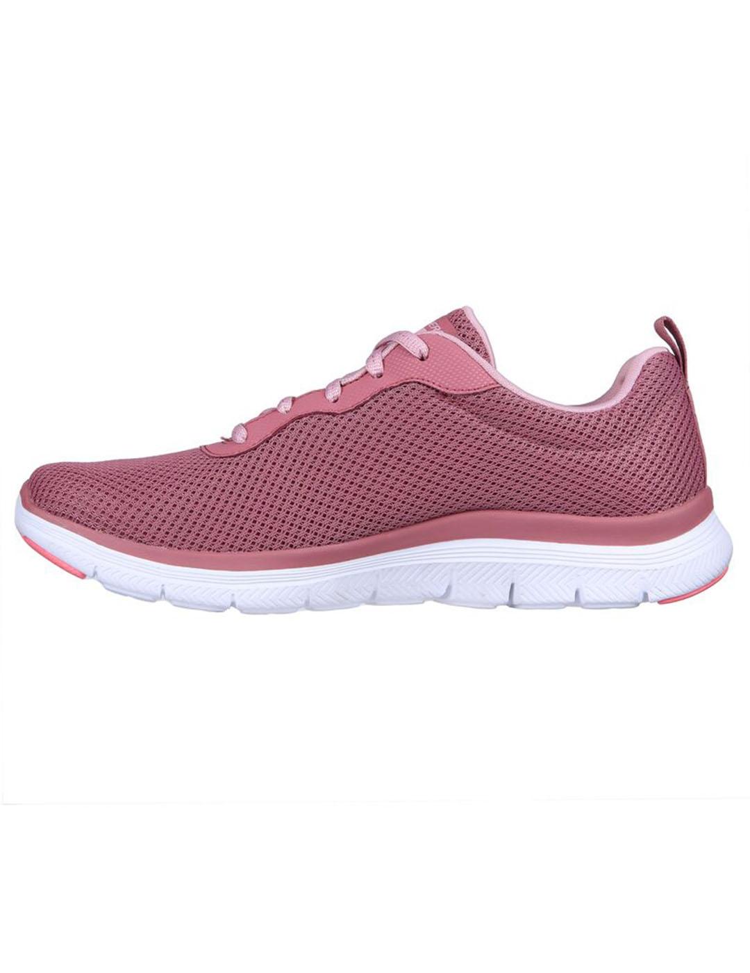 Zapatilla Mujer Skechers Flex Appeal 4.0 Malva