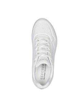 Zapatilla Mujer Skechers Uno Blanco